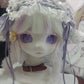 Kigurumi mask.Animal BJD head doll.Doll head.Anime mask.Crossdressing mask. Animegao. Carnival mask.Real face mask. Manga mask.04