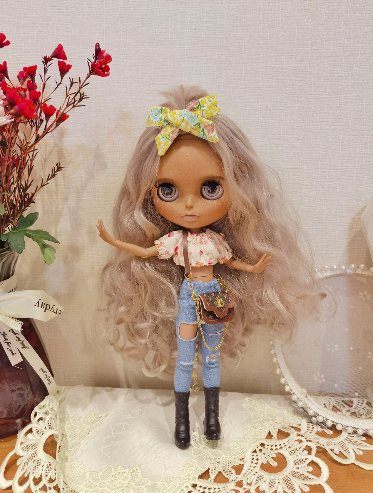 Custom Blythe Doll 2024 OOAK Blythe Limited -Art Doll 240310013