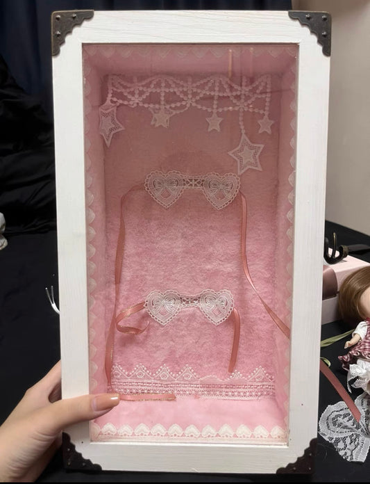 Blythe/BJD dollhouse dioramaroom French room box DOLLSHOWCASE/DISPLAYCASE/CARRYCASE for 12" blythe dolls 1:6 BJD/BARBIE/MONSTERHIGH DOLLS12
