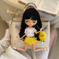 Blythe doll bag,vintage style,chic design white 07