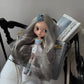 Blythe custom doll bag,vintage style,chic design white 09