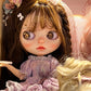 Halloween Blythe Doll Custom Faceplate with Makeup(White Skin)  011