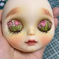 Halloween Blythe Doll Custom Faceplate with Makeup(White Skin)  07