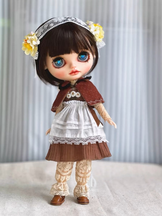 Blythe doll pdf cloth Dress sewing pattern , Dolls clothes pattern and tutorial, Clothes sewing pattern for stuffies09