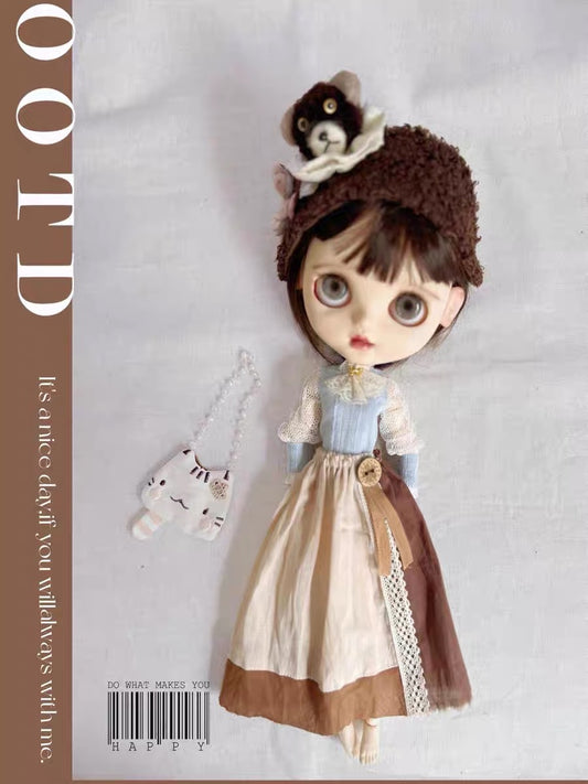 Blythe doll pdf cloth Dress sewing pattern , Dolls clothes pattern and tutorial, Clothes sewing pattern for stuffies013