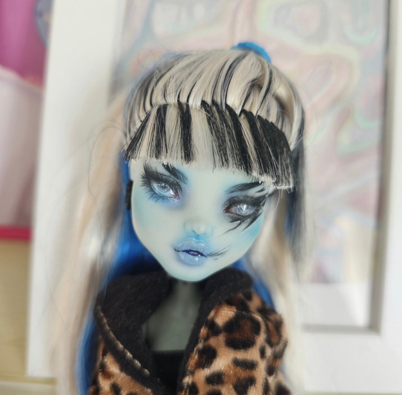 MONSTER HIGH DOLL OOAK CUSTOM -FRANKIE CUSTOM DOLL 082