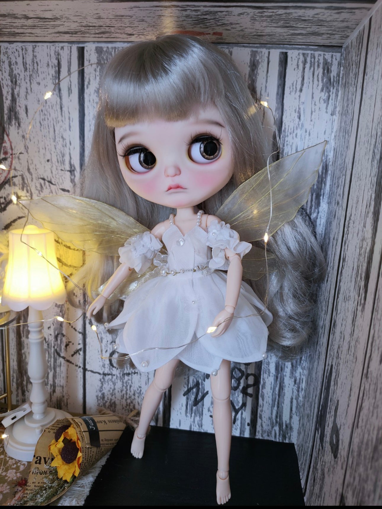 Blythe Doll Custom Faceplate with Makeup(Normal Skin) -RBL 015