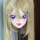 Kigurumi mask.BJD head doll.Doll head.Anime mask.Crossdressing mask. Animegao. Carnival mask.Real face mask. Manga mask /INSTOCK01