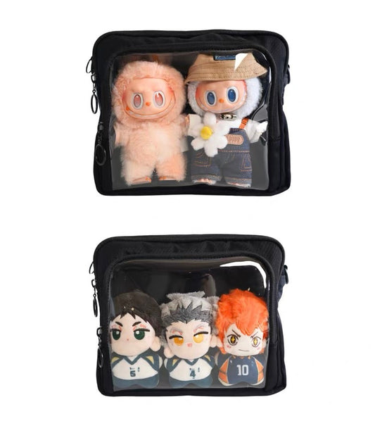 BLYTHE BJD travel bag for Blythe/OB24/1/6BJDProtective For Doll Handcrafted Handmade SHOWCASE/DISPLAYCASE/CARRYCASE 02
