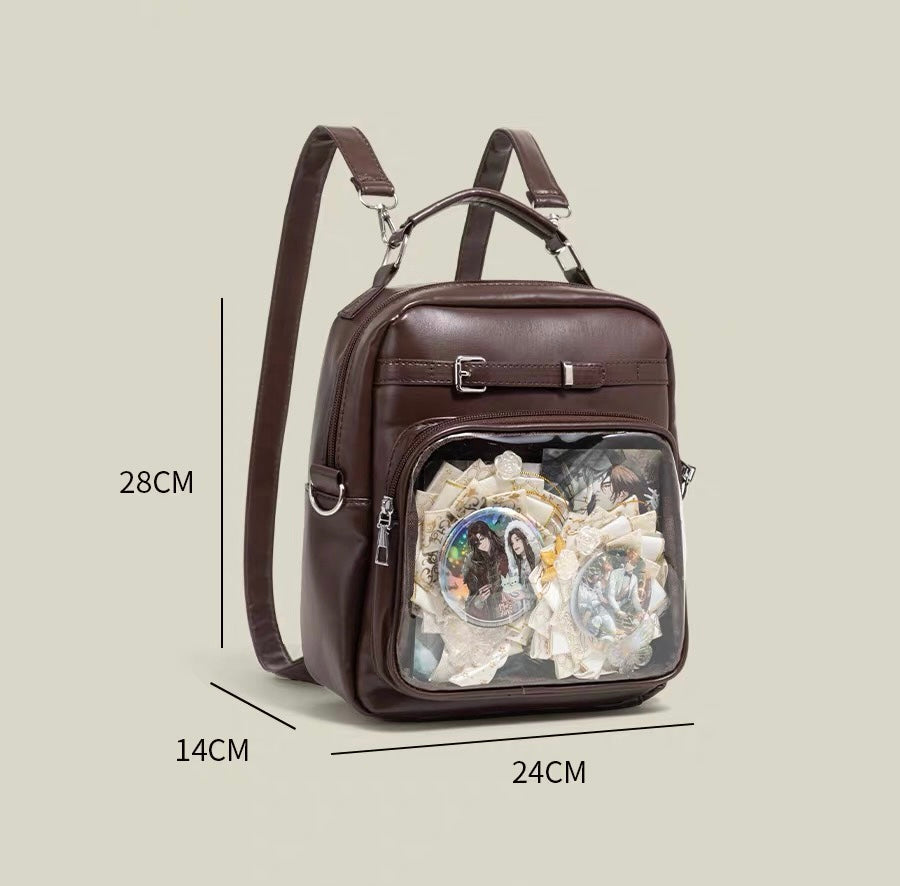 BLYTHE BJD CARRYCASE FOR OB 24 DOLL/ BLYTHE DOLL /1/6 BJD travel bag Protective For Doll leather backpack Handmade 10