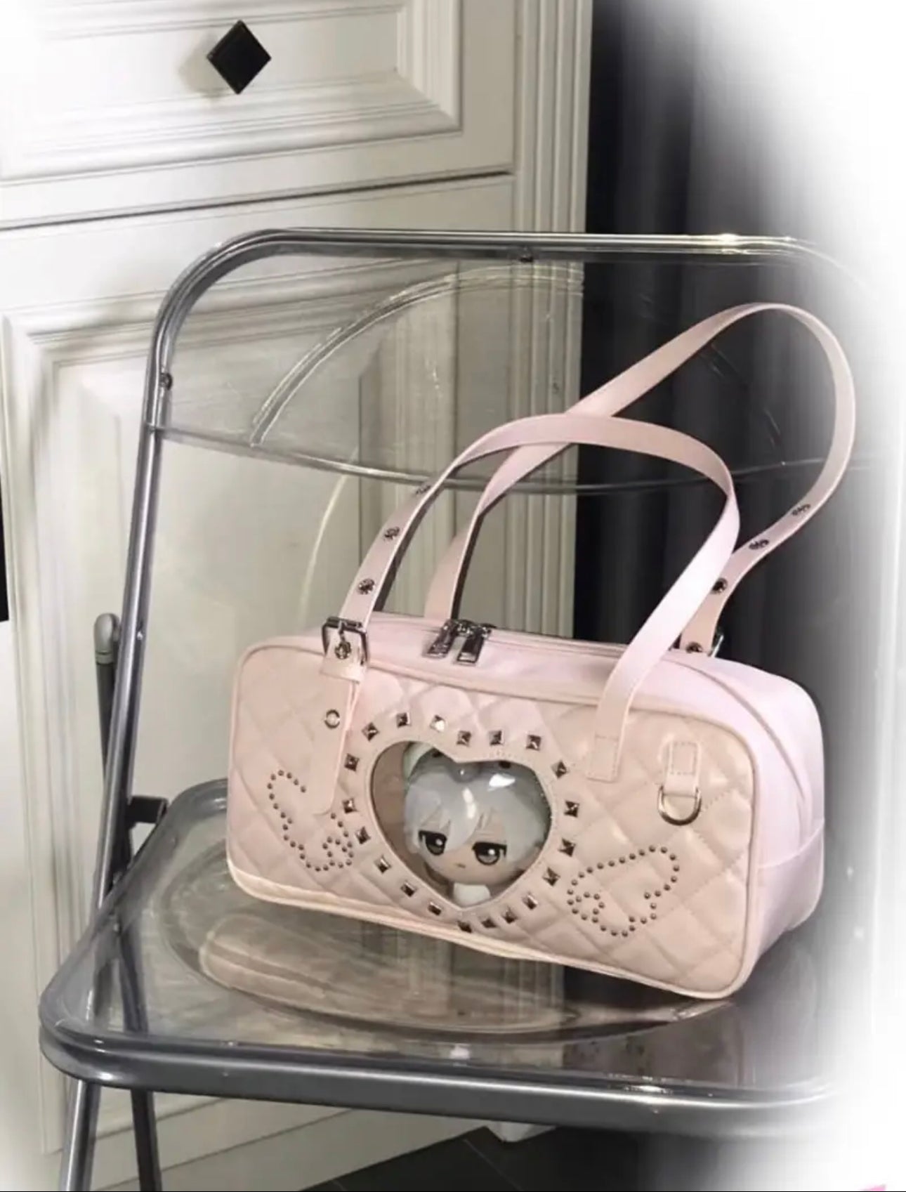 ITABAG Blythe Doll Diorama,dollhouse,Clear Pin Display Purse090