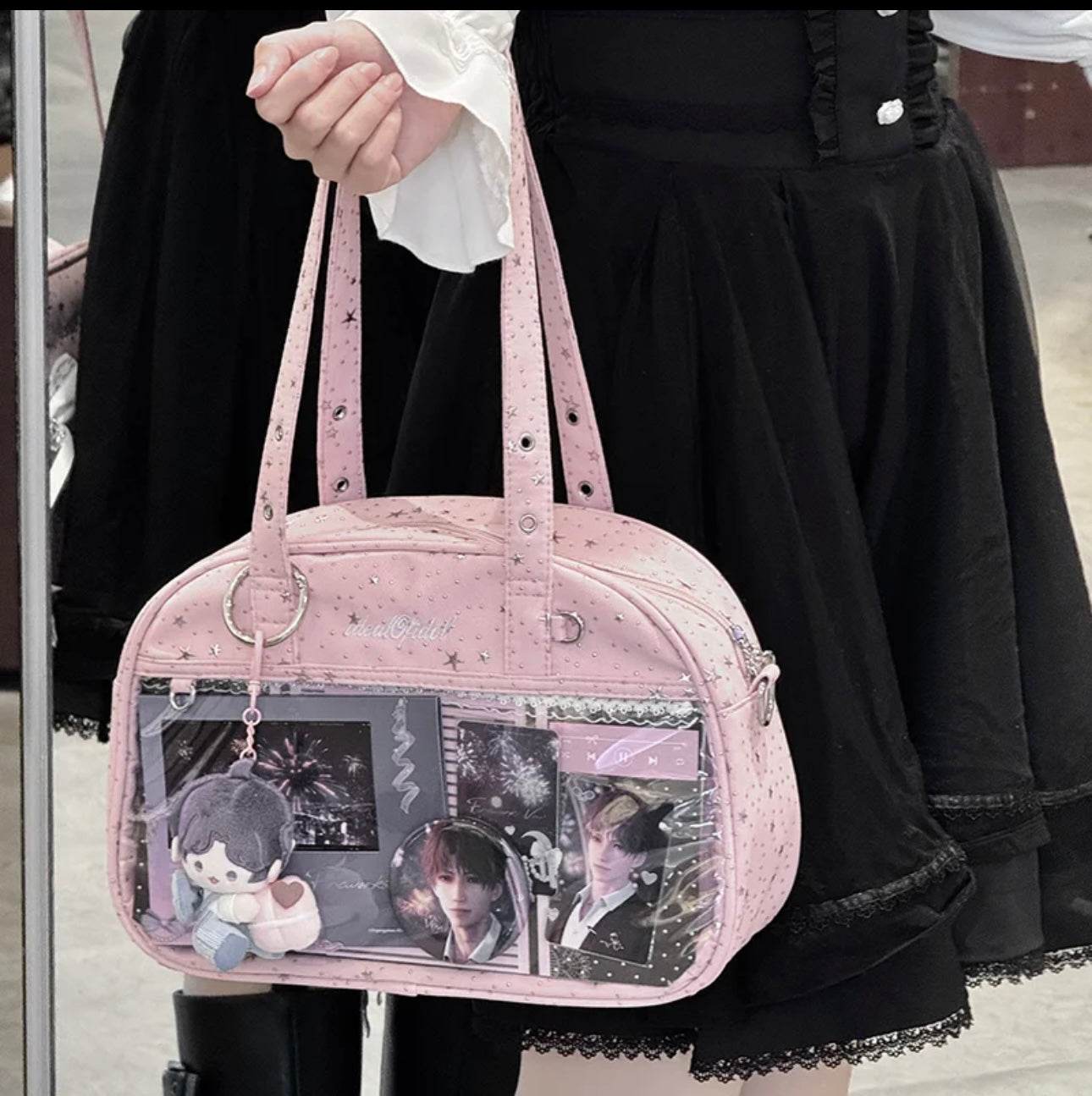 ITABAG Blythe Doll Diorama,dollhouse,Clear Pin Display Purse099