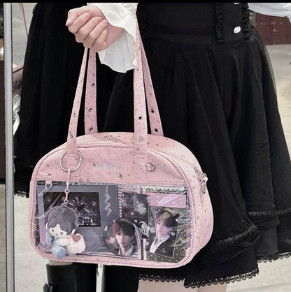 ITABAG Blythe Doll Diorama,dollhouse,Clear Pin Display Purse099