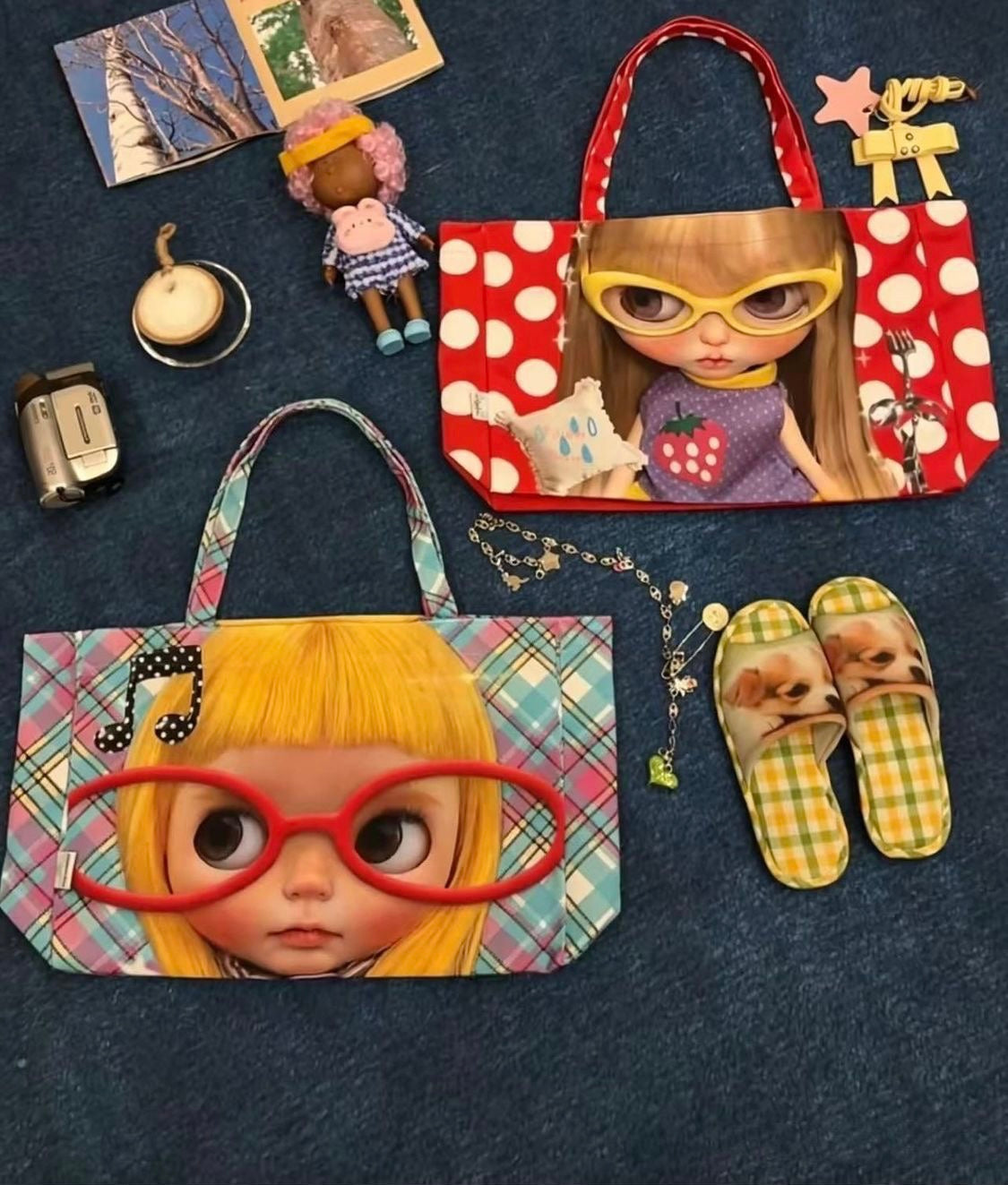 ITA BAG Cozy Warm House Blythe Doll Diorama,dollhouse,Room Box098