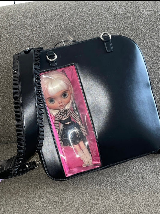 ITA BAG LABUBU,MAOMAO,BLYTHE BJD travel bag for Blythe/Protective For Doll SHOWCASE/DISPLAYCASE/CARRYCASE 074