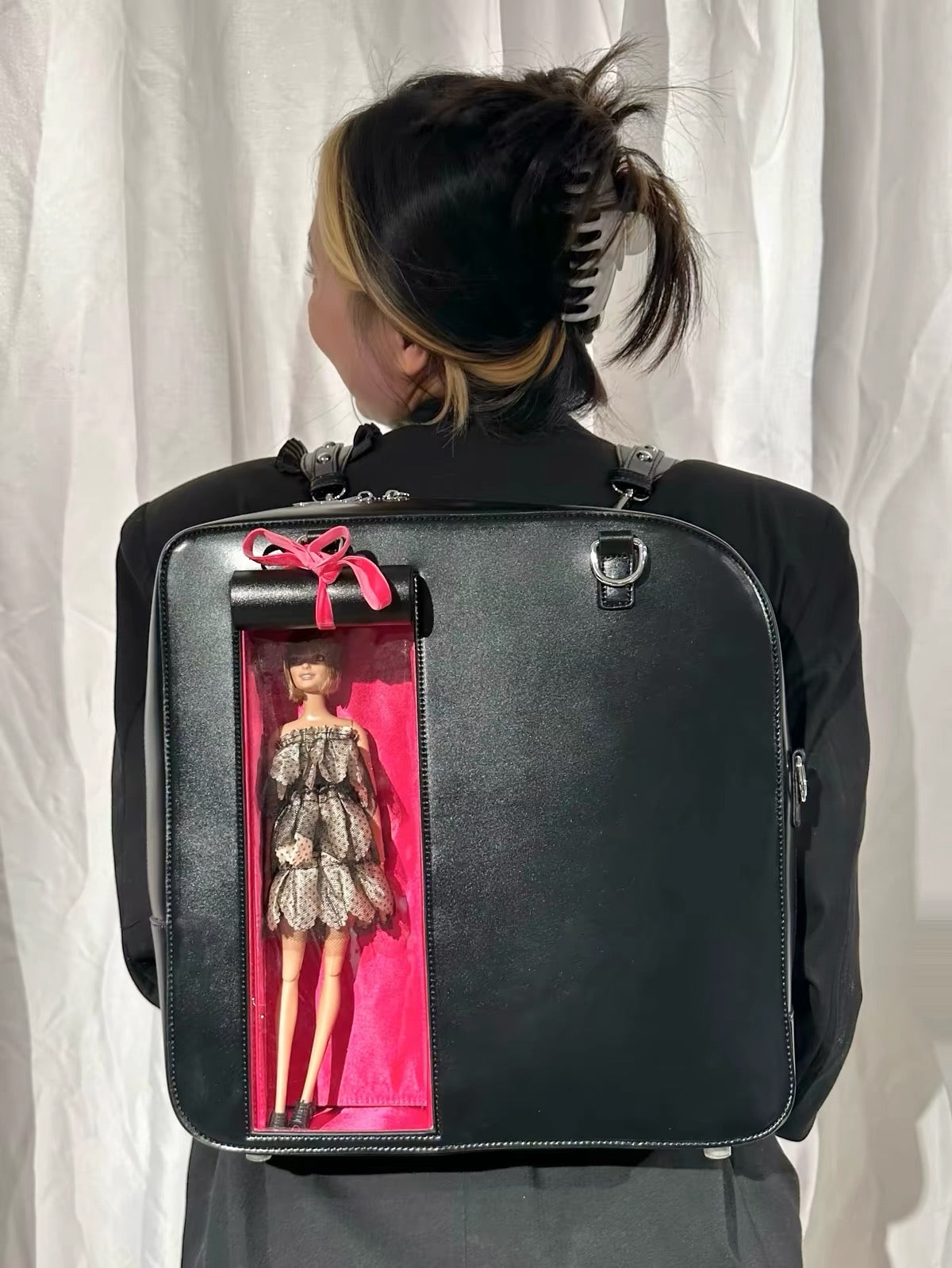 ITA BAG LABUBU,MAOMAO,BLYTHE BJD travel bag for Blythe/Protective For Doll SHOWCASE/DISPLAYCASE/CARRYCASE 074