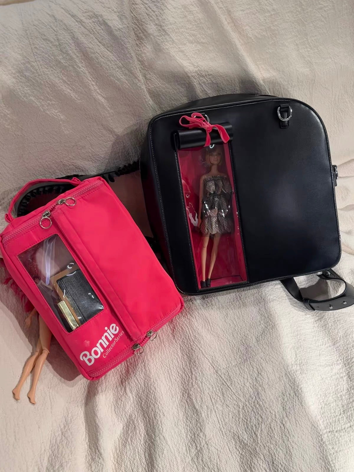 ITA BAG LABUBU,MAOMAO,BLYTHE BJD travel bag for Blythe/Protective For Doll SHOWCASE/DISPLAYCASE/CARRYCASE 074