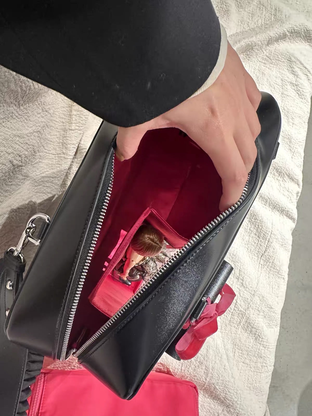 ITA BAG LABUBU,MAOMAO,BLYTHE BJD travel bag for Blythe/Protective For Doll SHOWCASE/DISPLAYCASE/CARRYCASE 074