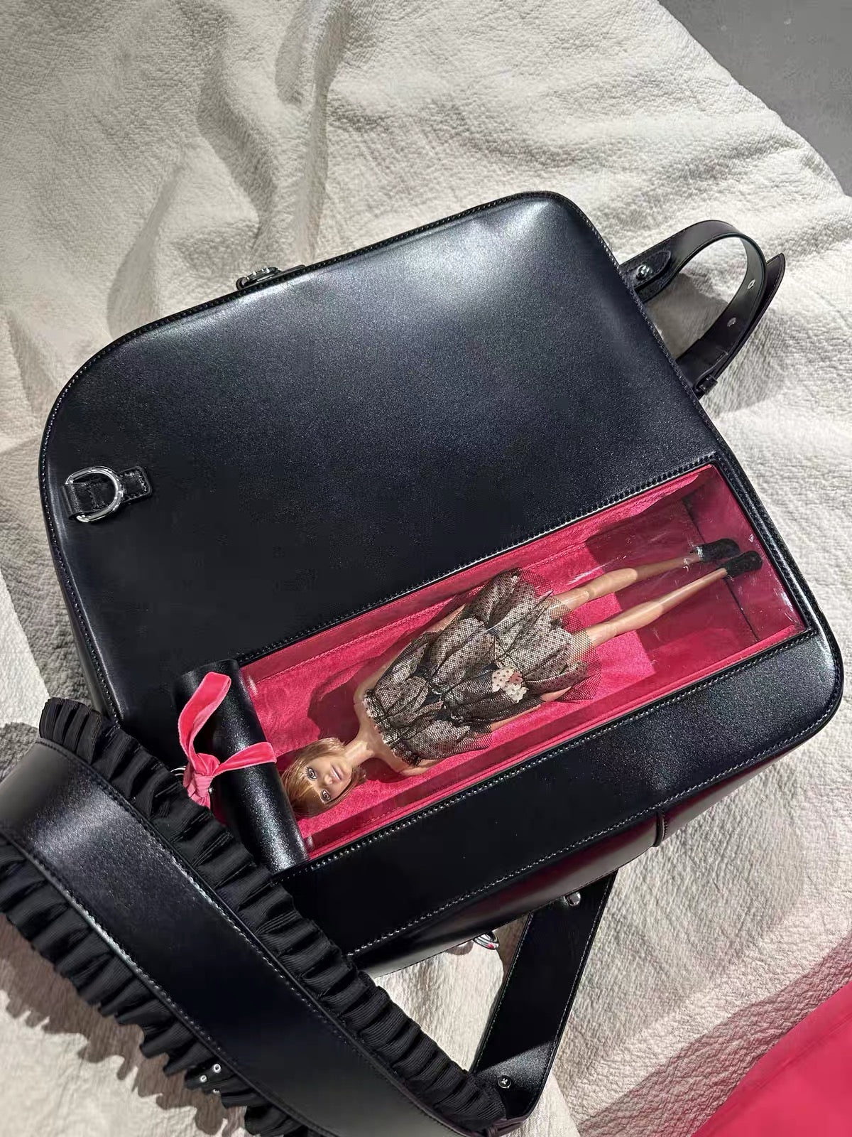 ITA BAG LABUBU,MAOMAO,BLYTHE BJD travel bag for Blythe/Protective For Doll SHOWCASE/DISPLAYCASE/CARRYCASE 074