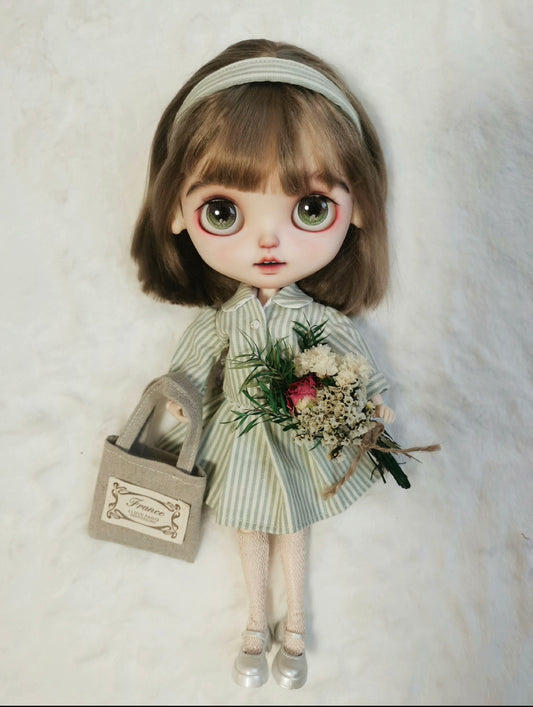 Halloween Long Dress Night Dress for Blythe,BJD 1/6 Doll Clothes Customized 022