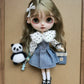 Handmade  Dress Outfit for Blythe,BJD 1/6 Doll Clothes Customized 015