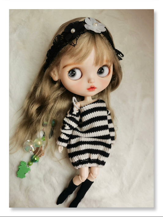 Handmade Outfit  Dress  for Blythe,BJD 1/6 Doll Clothes Customized 014