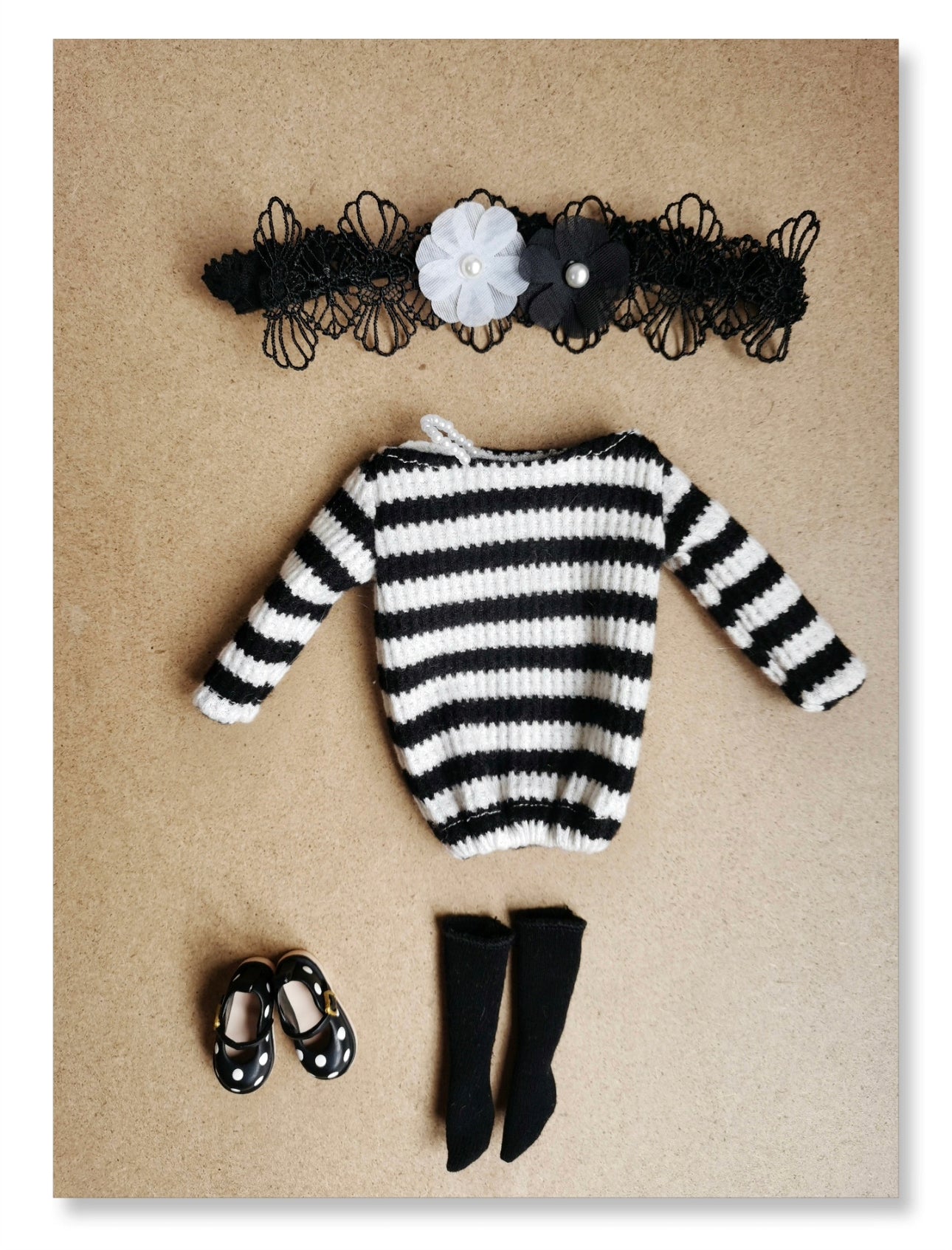 Handmade Outfit  Dress  for Blythe,BJD 1/6 Doll Clothes Customized 014