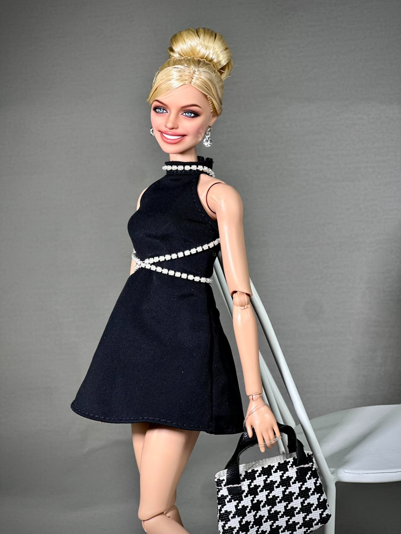 Custom Barbie doll ,Repaint OOAK Barbie Repainted Head,repaint custom OOAK Barbie Commission 001
