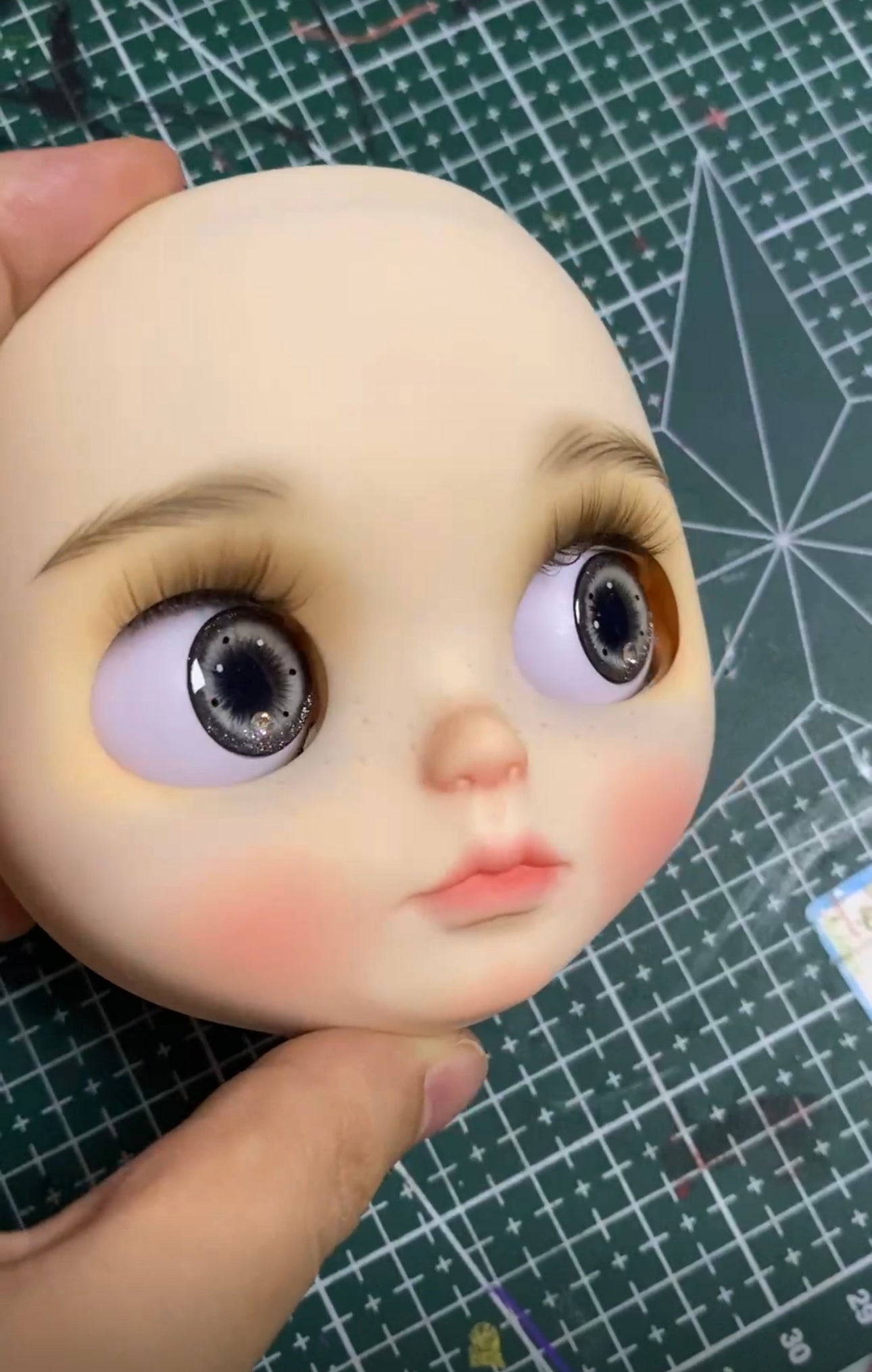 Blythe Doll Custom Faceplate with Makeup(Normal Skin) -RBL 08