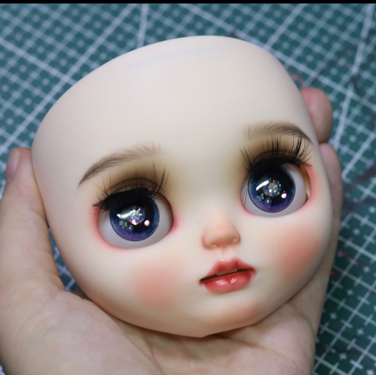 Blythe Doll Custom Faceplate with Makeup(Normal Skin) -RBL 020