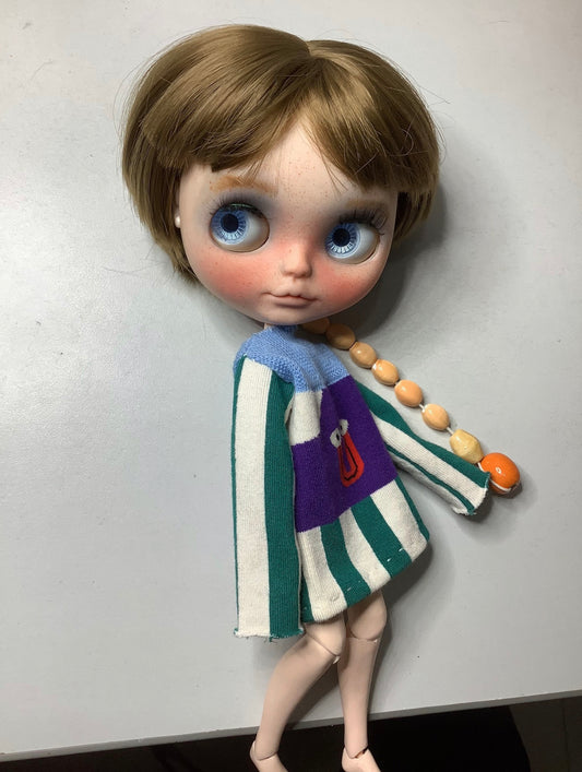 ooak blythe custom by White polka ooak blythe custom by White polka