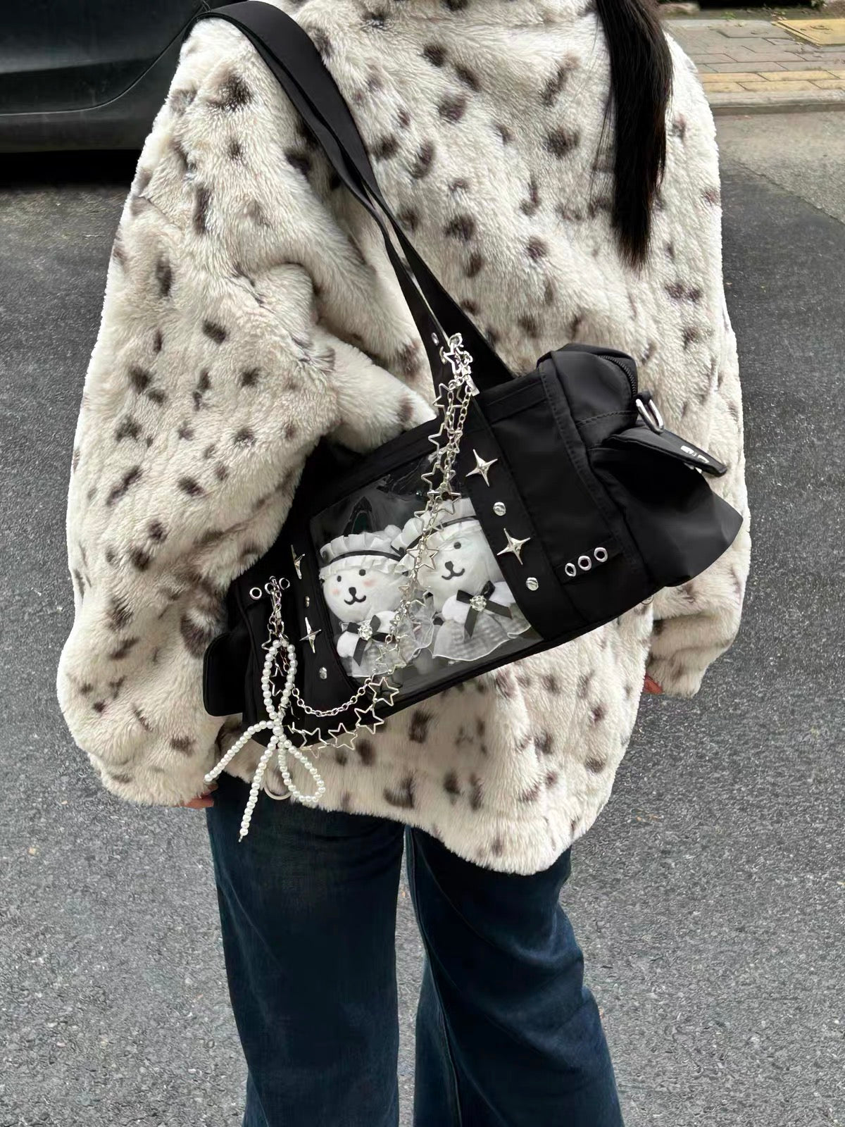 ITA BAG LABUBU,MAOMAO,BLYTHE BJD travel bag for Blythe/Protective For Doll SHOWCASE/DISPLAYCASE/CARRYCASE 0798