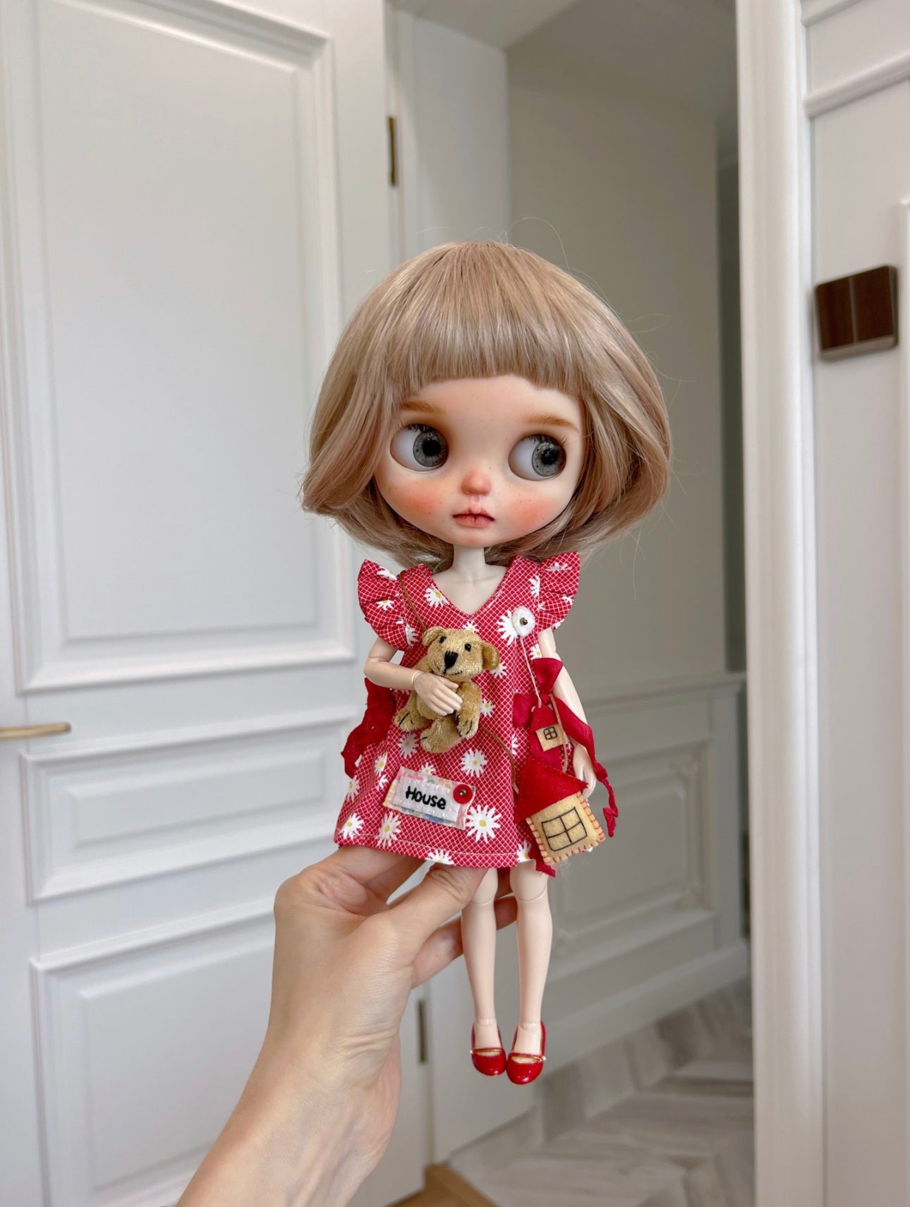 Custom Blythe Doll Outfit, Blythe Clothes, Blythe Dress, Blythe Sweater, Blythe Dolls05-1 set