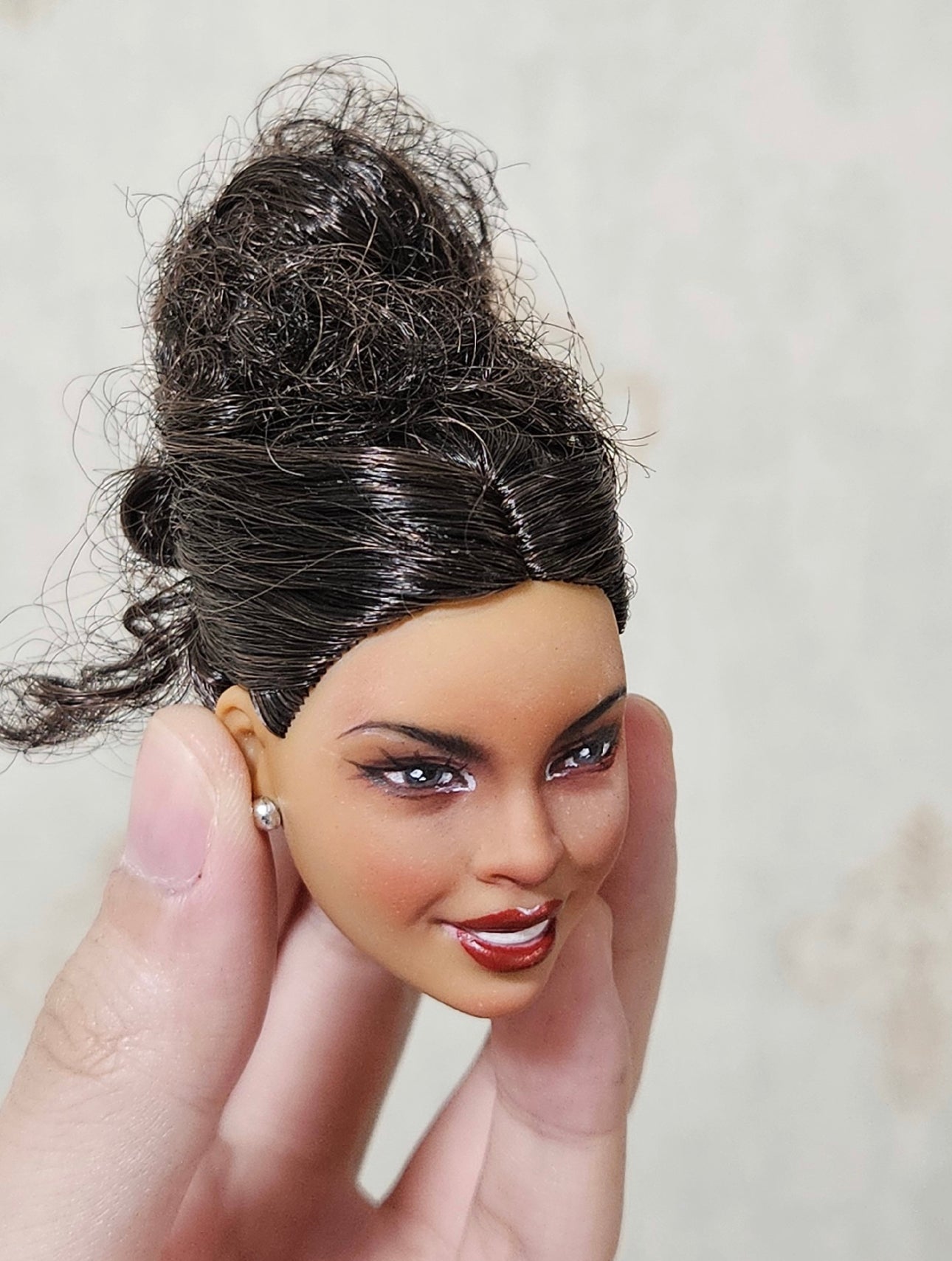 Custom Barbie doll ,Repaint OOAK Barbie Repainted Head,repaint custom OOAK Barbie Commission 03