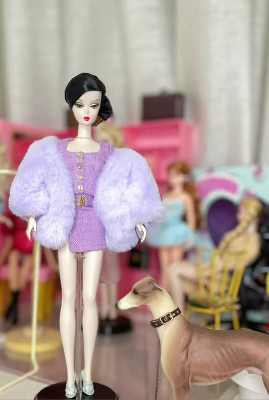 HANDMADE DRESS OUTFIT FOR 12“ DOLLS LIKE FASHION ROYALTY FR POPPY PARKER PP NU FACE 04