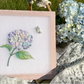Chinese silk Bead Embroidered Hydrangea Embroidery Beginner Kit 07