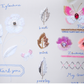 Embroidery Pattern, Pre printed fabric with Tutorial,DIY Embroidery Craft Kit,hand embroidery