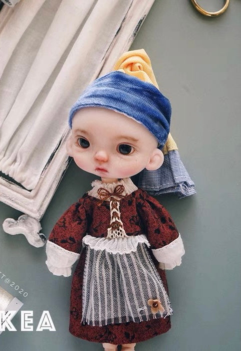 BLYTHE DOLL Pearl Maiden cloth raw material DRESS 04