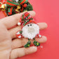 DIY Embroidery Kit- Santa Claus Pattern-embroidery beginner kit Handmade Craft Kit-Christmas Gift02