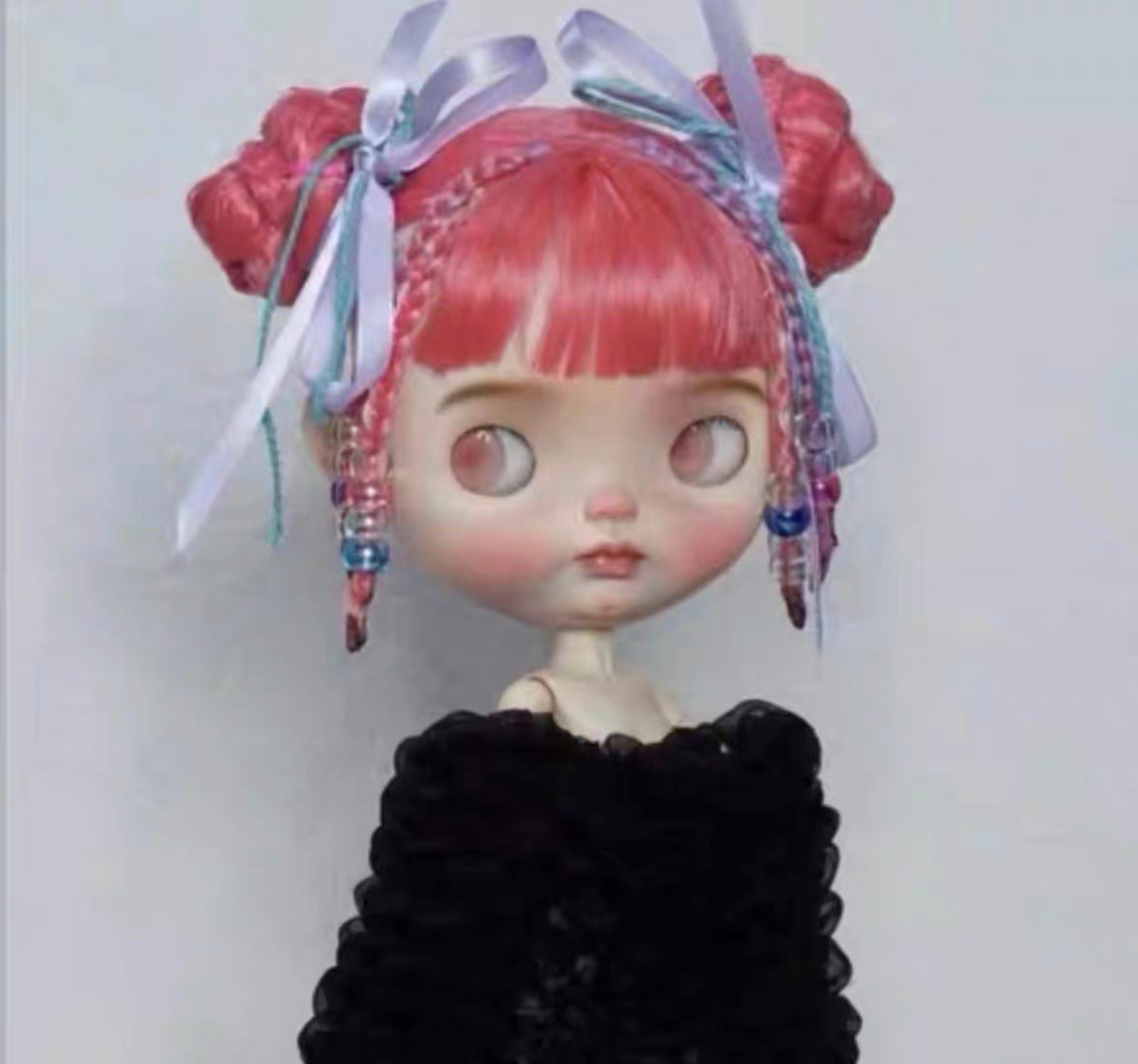Blythe Doll Wig Mohair Wig Doll Wig 9-10 inch Doll Wig dirty braid 02