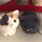 Needle felted wool Felting Animals《cats》(4cats)Material Kit Handmade Craft for beginner 027