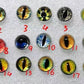 Needle Felting Animal's Eyes 12 mm / Felting Eyes  Felting Tools /supplies 15 eyes / animal/monster sculpture eyes 01