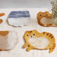 Needle Felting Animals《Cat Coaster》needle felt Material Kit Handmade 1Set(4cats Coasters),needle felting for beginners 037