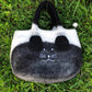 Felt handbag with cats detail,Handmade01