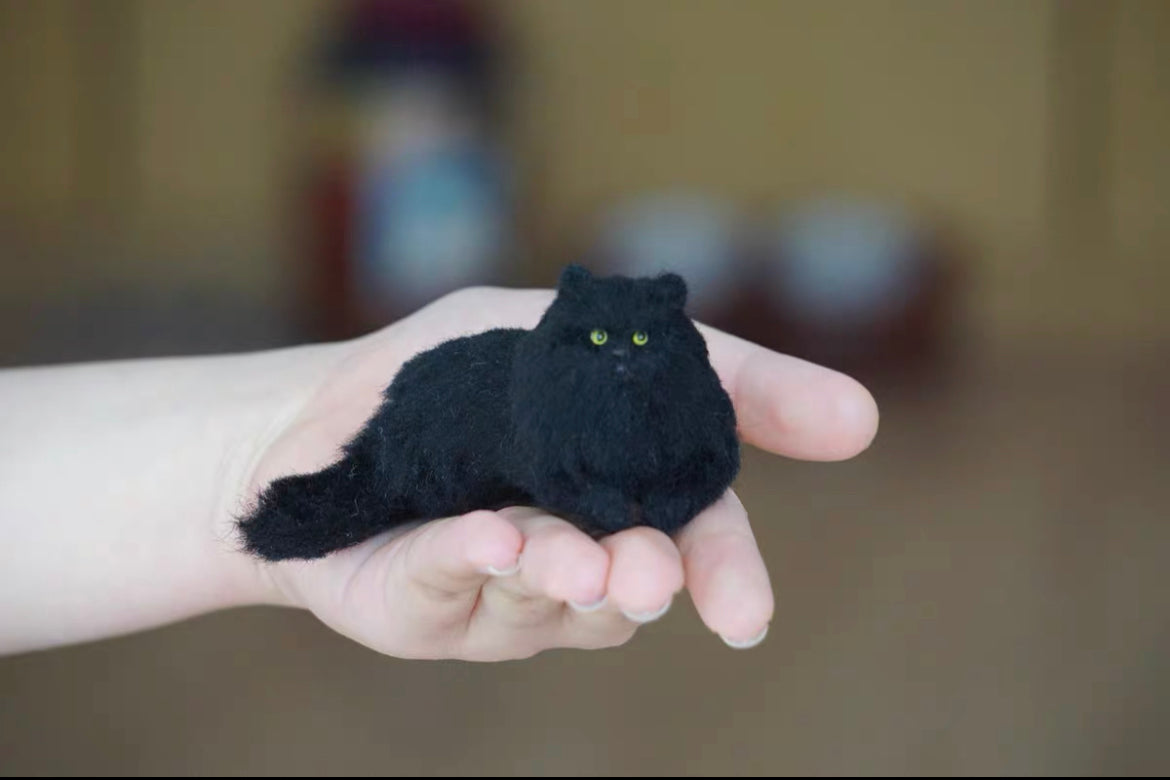 Needle Felted Cat,Made to Order011