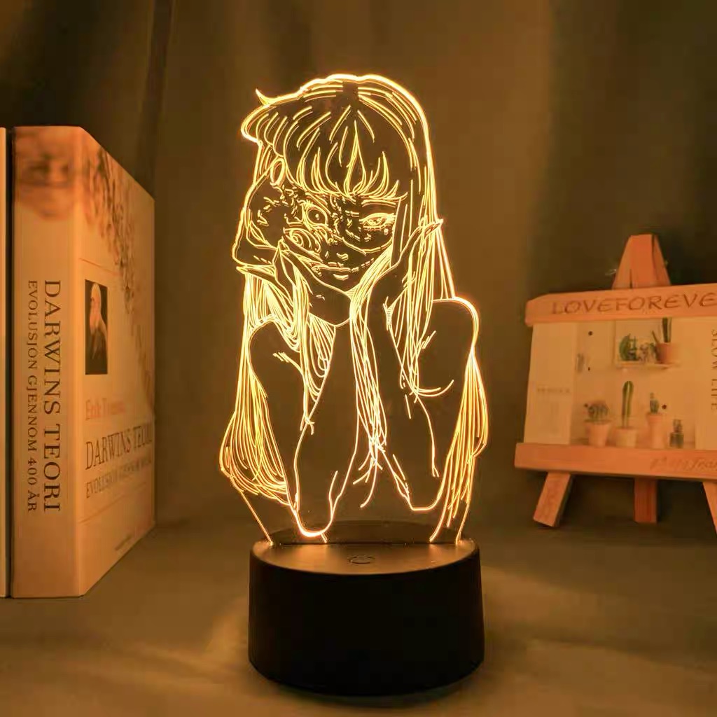 JUNJI ITO 3D LAMP TOMIE FOR ROOM DECOE,NIGHT LIGHTS