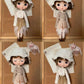 White Long Dress Night Dress for Blythe,BJD 1/6 Doll Clothes Customized 013