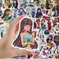MONSTER HIGH DOLLS STICKERS,WATERPROOF 50 PIC 01