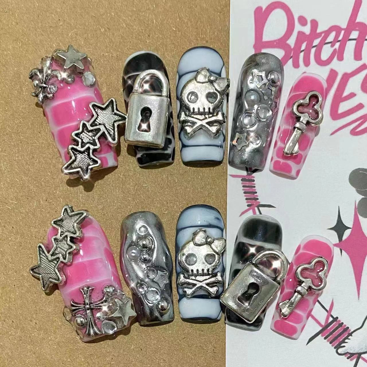 Monster High Press On Nails,art nails 01