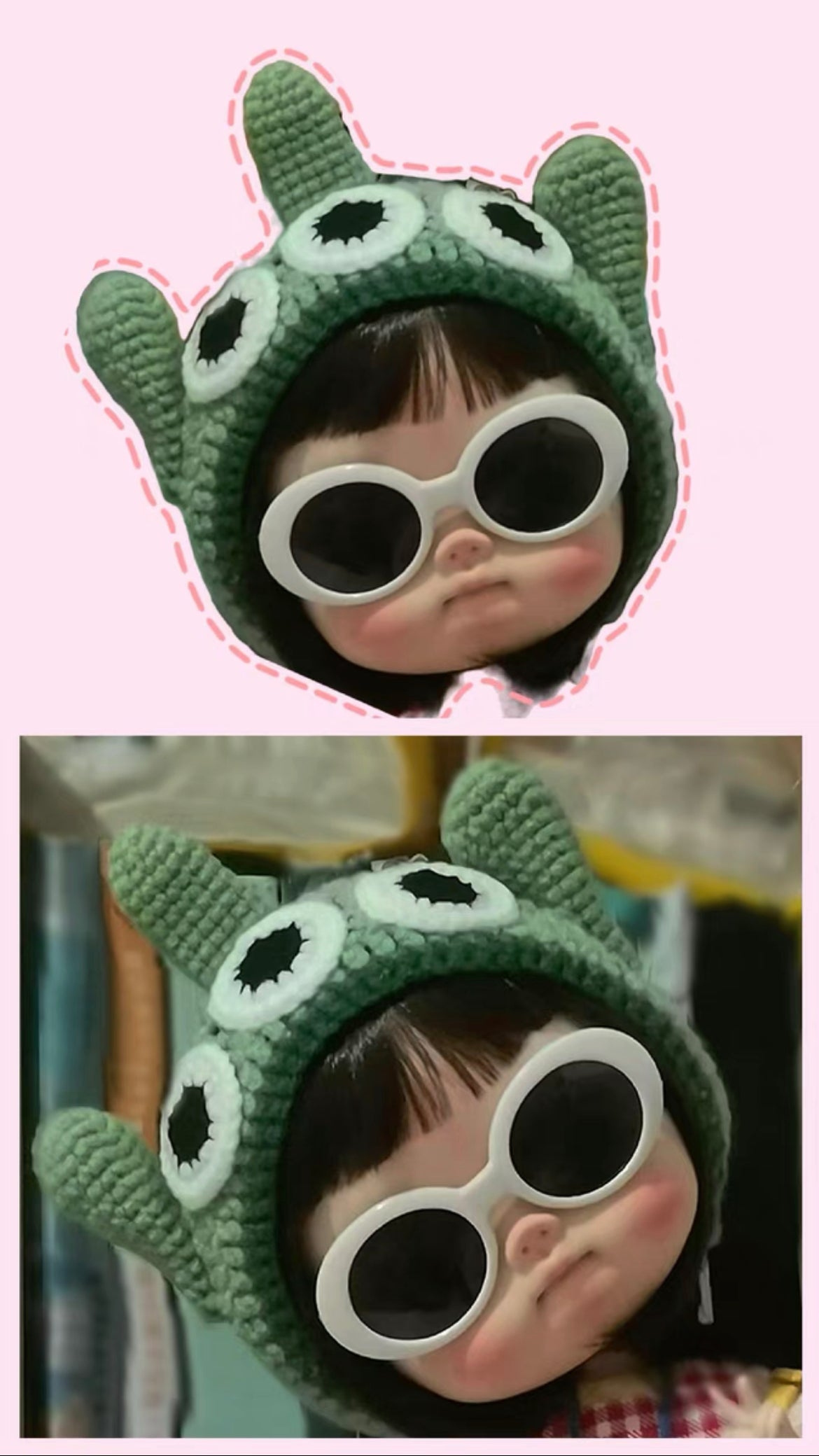 Handmade hat for Blythe,BJD 1/6 Doll Clothes Customized 02